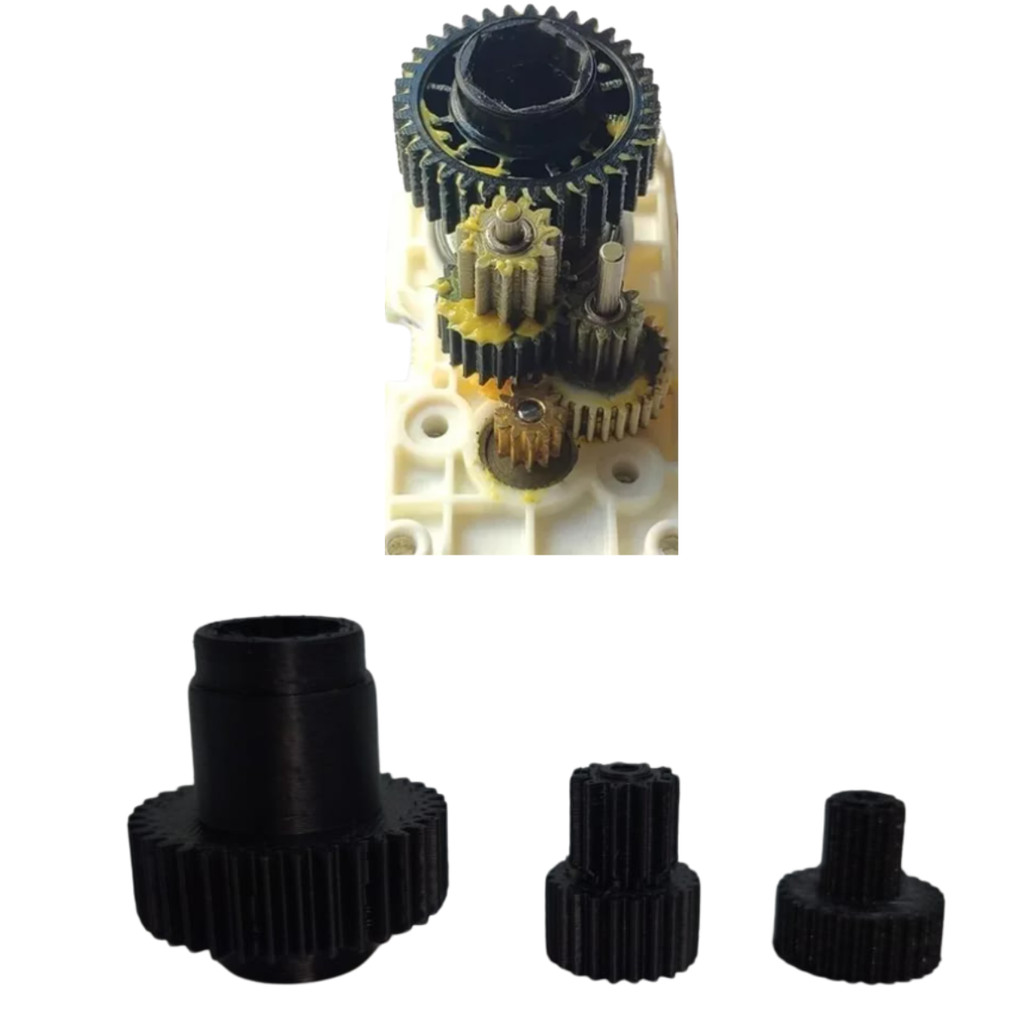 Kit 3 Engrenagem Atuador Modulo Freio Mão Eletrico Grand Santa Fé Sorento 3.3 2013-2018 597002w800 2w59701040 597002w000