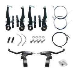 Kit Freio V brake Alumínio Gta Completo + Cabo e Conduite