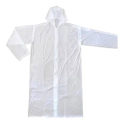 Capa Chuva Transparente Impermeável Pvc Laminado G C/ Capuz