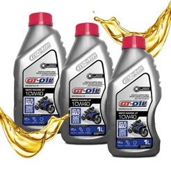 Kit Óleo Gt Oil 10w40 Semissintético 3 Litros