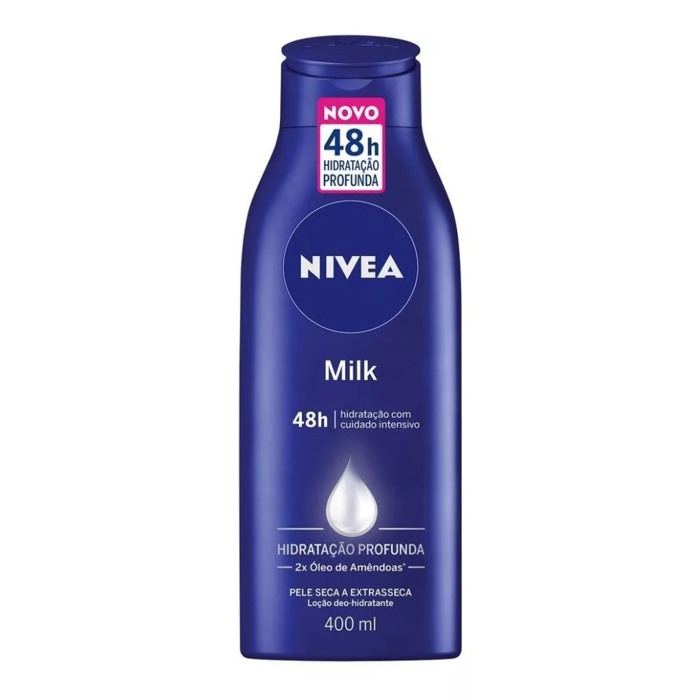 Hidratante Corporal Nivea Milk 400ml Nutrição Intensa em Oferta na Shopee