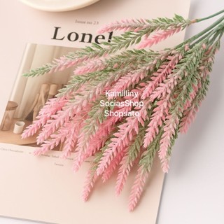 Flores Lavanda Rosa Arranjos Artificiais Buquê em Oferta na Shopee