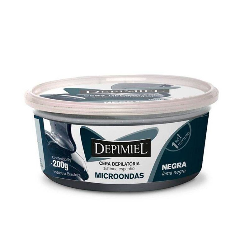 Cera Depimiel Para Microondas Lama Negra 200g - Beauty