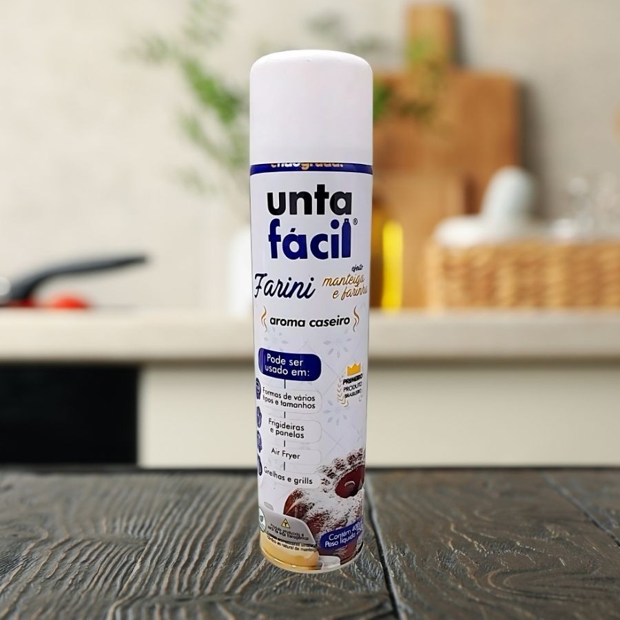 Spray Desmoldante Untafácil Farini - Farinha e Manteiga - 400ml - 1 unidade