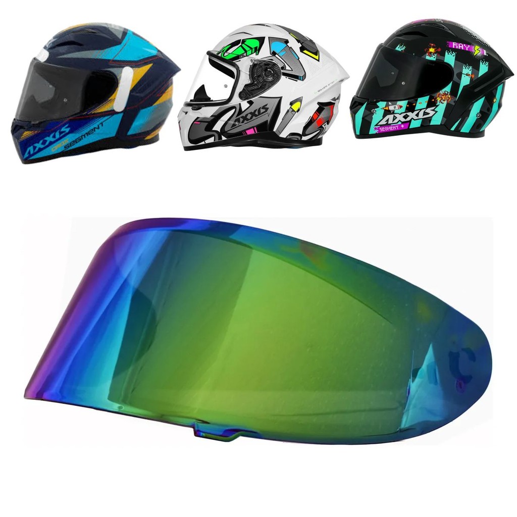 Viseira Camaleão Para Capacete Axxis Segment Antirrisco 2.2mm em Oferta na Shopee