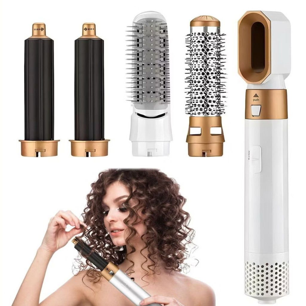 Escova profissional para secador de cabelo com ar quente 5 em 1  110V