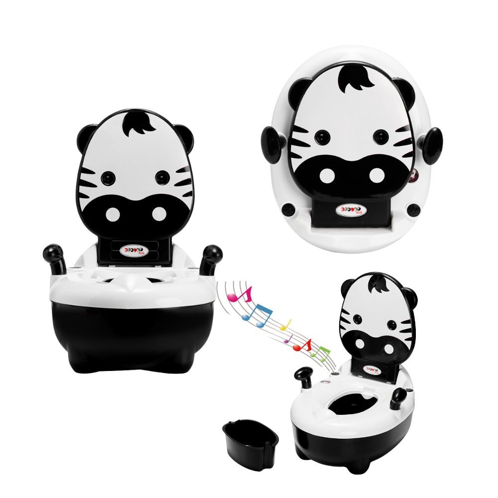 Troninho Penico Infantil Musical Desfralde Zebra Replay Kids em Oferta na Shopee