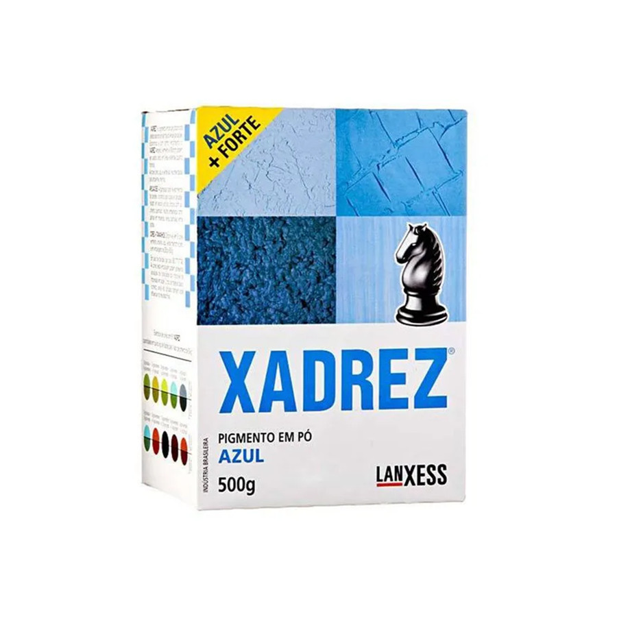 Pigmento Em Pó Xadrez Corante Azul 500g - Lanxess em Oferta na Shopee