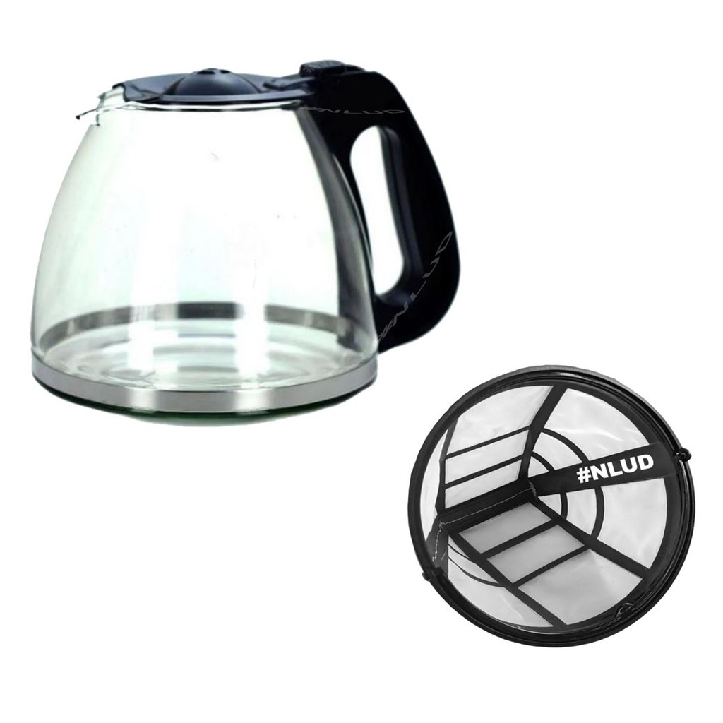 Jarra compatível e Filtro Reutilizável Cafeteira WAP Prosdócimo Digital Aroma WCD1500 Preta