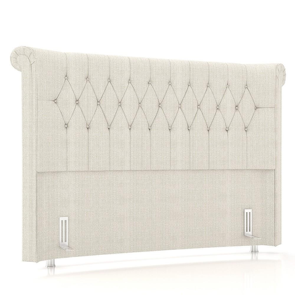 Cabeceira Cama Box Casal King 195cm Dust P02 Linho Creme - Mpozenato em Oferta na Shopee