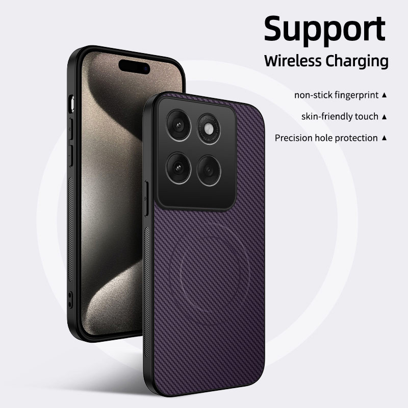 Para Moto Edge 60 Pro Caso De Carregamento Sem Fio Fibra Carbono Couro Fosco Textura Telefone Edge60 Fusion 60S Capa Mag