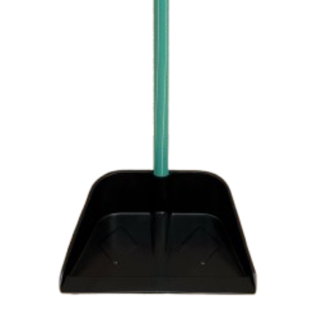 Pá de Lixo Plástica para Limpeza Com ou Sem Cabo Cor Preta