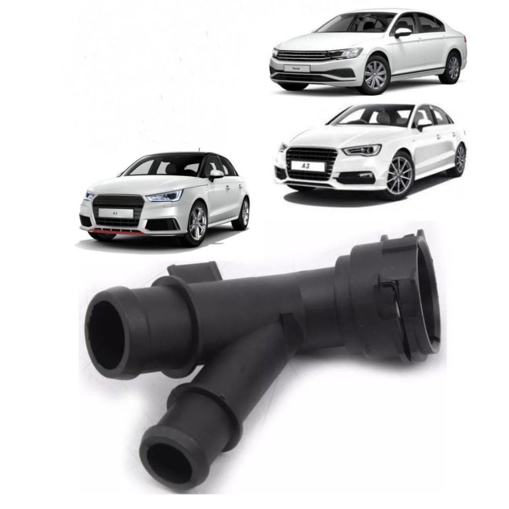 Tubo Flange Conector Radiador Água A1 A3 A4 A5 TT Golf Passat Jetta 1.8 2.0 2013 2014 2015 2016 2017 2018 5Q0122291AL