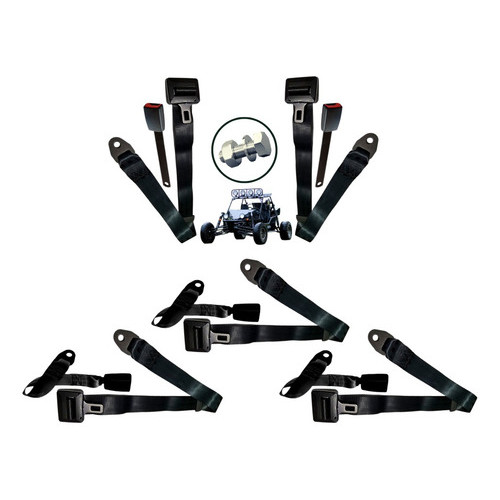 Kit Cinto Segurança Estático Buggy Fusca Completo Homologado