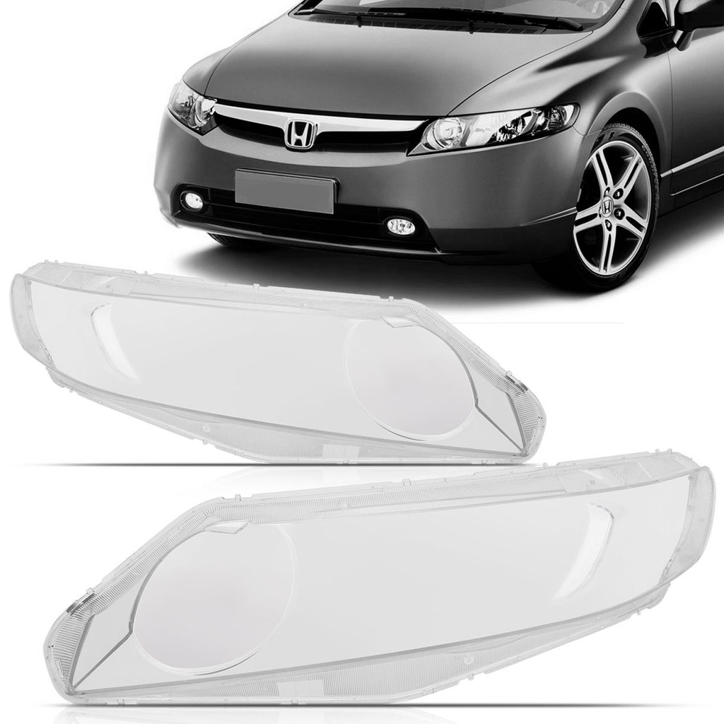 Lente Farol Civic 2007 2008 2009 2010 2011 Modelo Importado