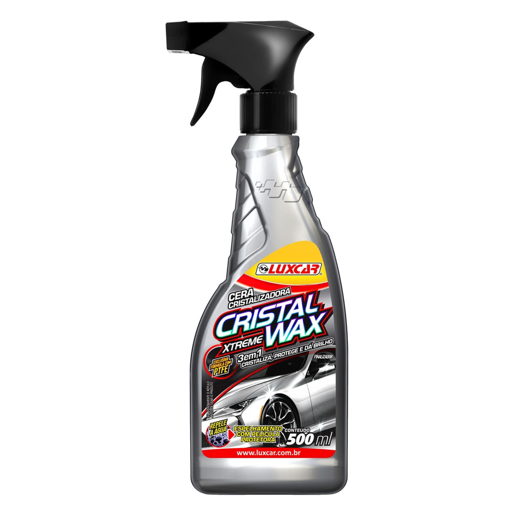 Cera Cristalizadora Cristal Xtreme Wax 500ml - Luxcar em Oferta na Shopee