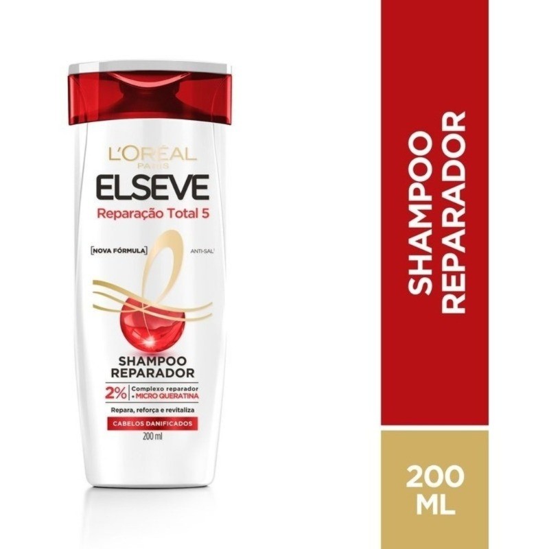 Shampoo Reparação Total 5 Elseve 200ml L'oréal Paris