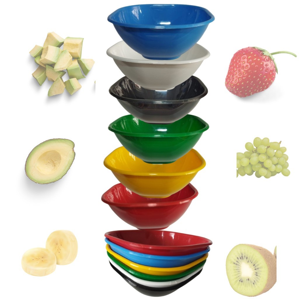 Kit 4 Petisqueira Canoa Barquinho Barca Petisco Saladas Lanches - Plástico Resistente