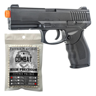 Pistola Airsoft Mola 24/7 V310 + 1000 BBs Combat em Oferta na Shopee