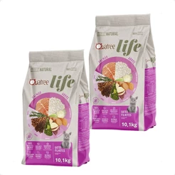 Kit 2 Ração Quatree Life Gatos Filhotes Salmão e Arroz - 10,1Kg