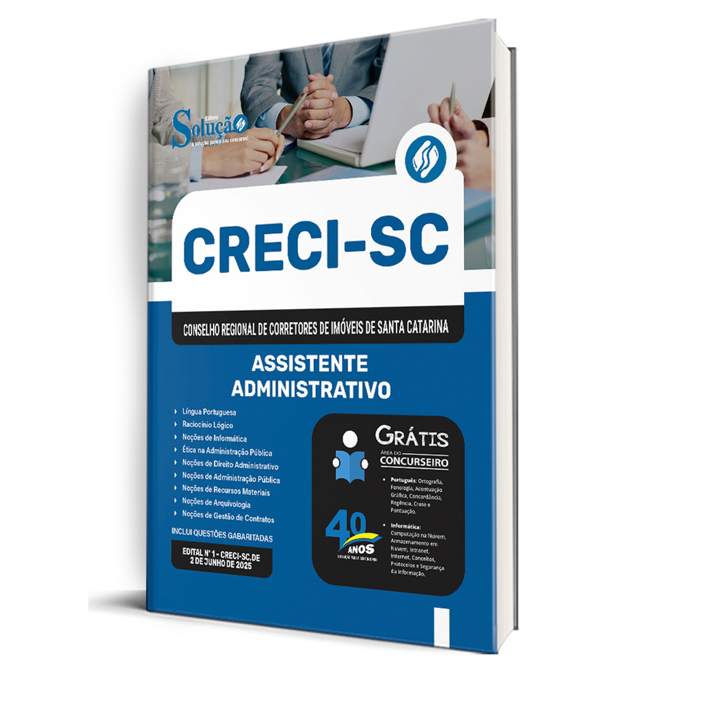 Apostila CRECI-SC  - Assistente Administrativo
