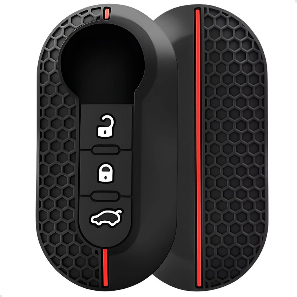 Capa Silicone Chave Canivete Novo Palio Grand Siena Uno Strada Punto Bravo 500 em Oferta na Shopee