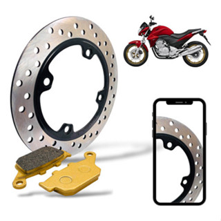Disco Freio Traseiro Com Pastilhas Traseira Cb 300 Sem Abs em Oferta na Shopee