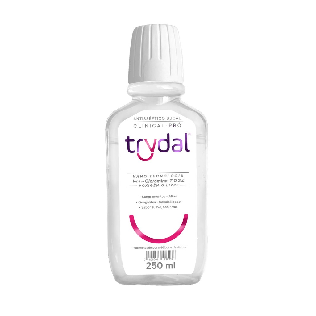 Antisseptico Bucal Trydal Clinal Pro Cloramina-T Nanotecnologia