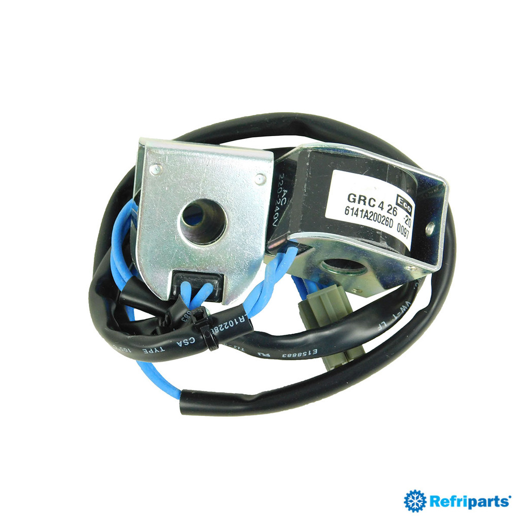 Bobina Válvula Reversora LG - 6141A20026C Duplo