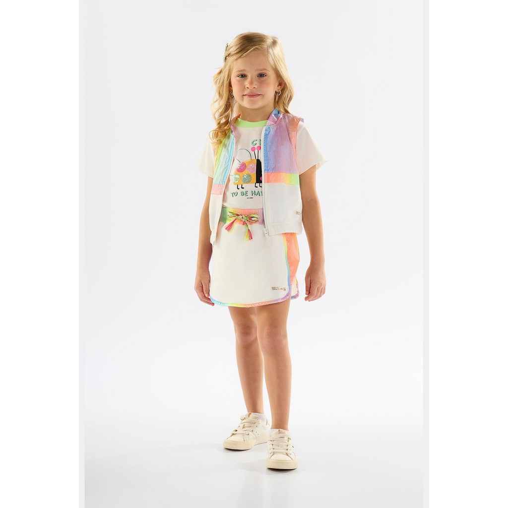 Colete Infantil para Menina em Moletom Sem Felpa Up Baby em Oferta na Shopee