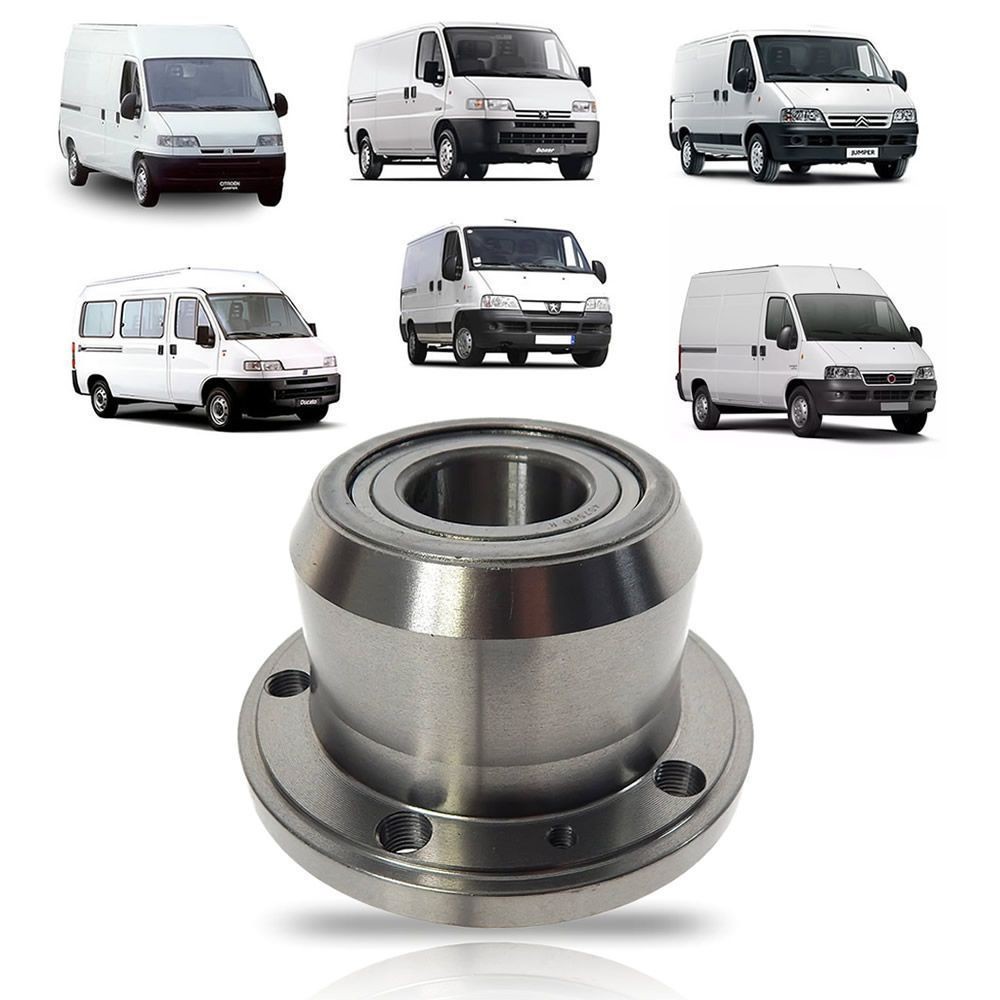 Cubo Da Roda Traseira Freio a Disco Com Rolamento Aro 15 Ducato Jumper Boxer 2003 A 2017