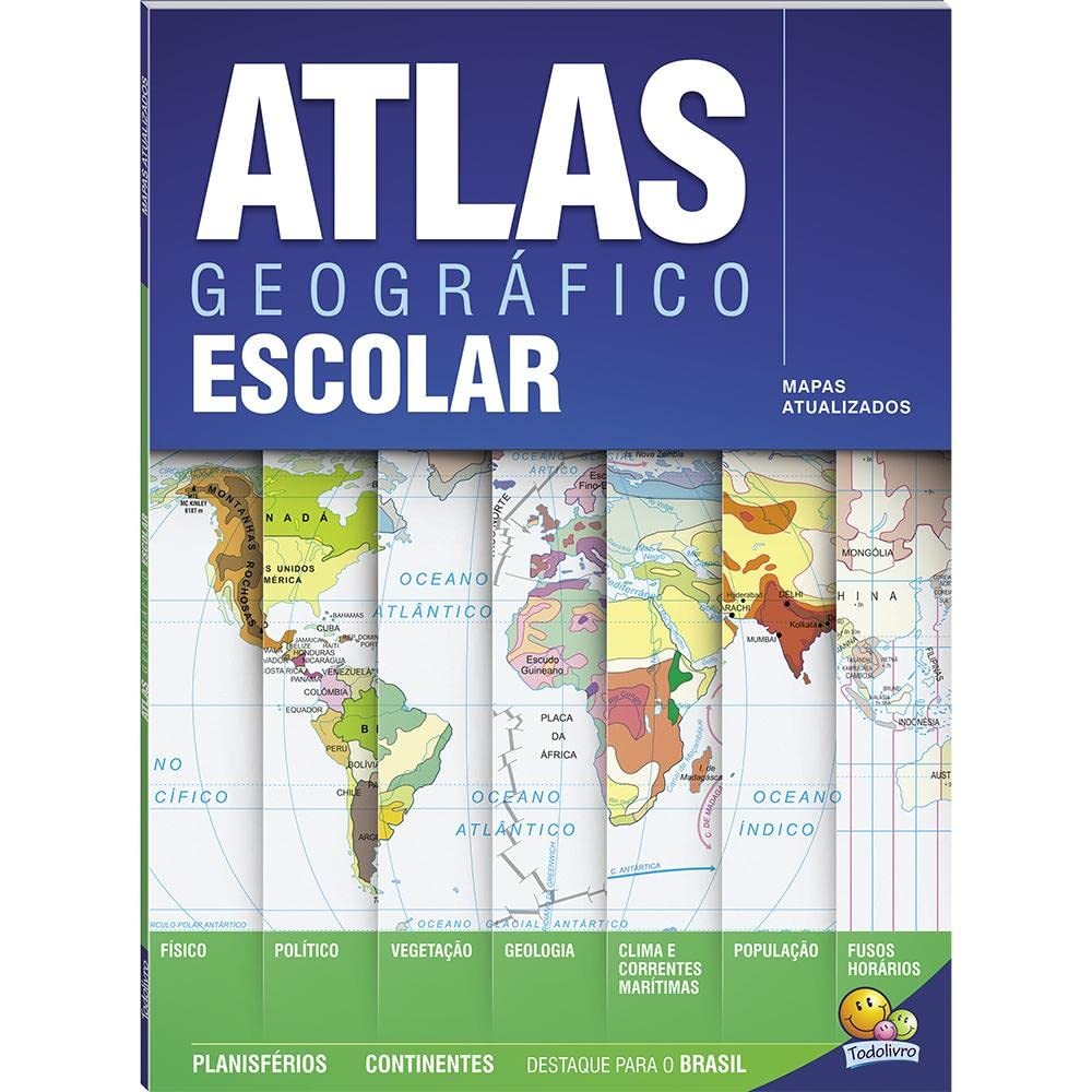 Atlas  Geográfico  Escolar em Oferta na Shopee