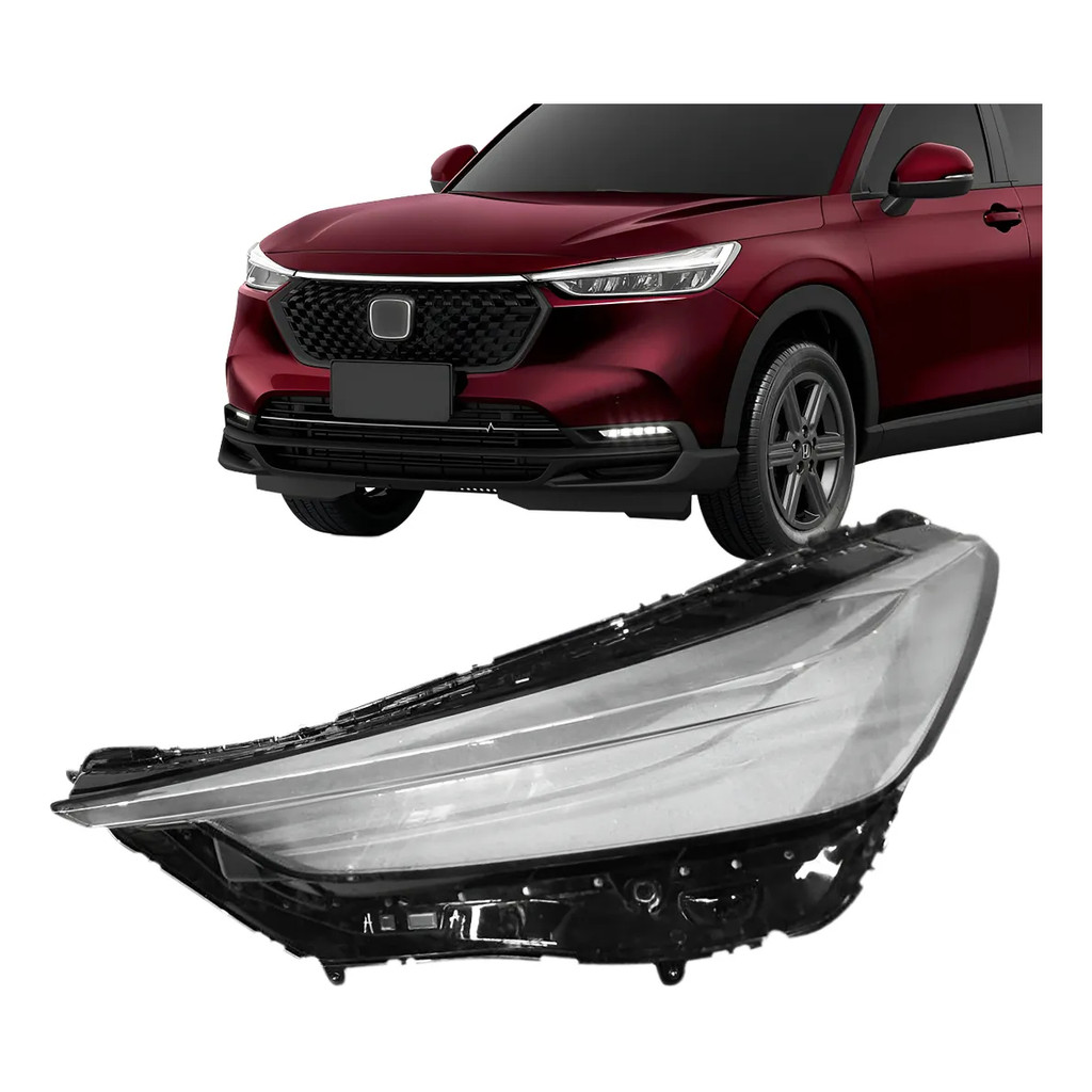 Lente Farol Honda Hrv 2022 2023 Full Led