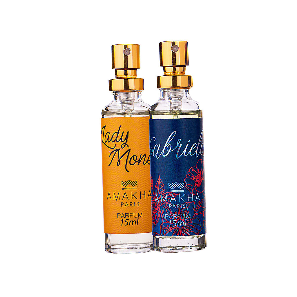 Kit Layering - Edição 2: Lady Money 15ml + Gabriela 15ml | Perfumes Femininos Amakha Paris em Oferta na Shopee