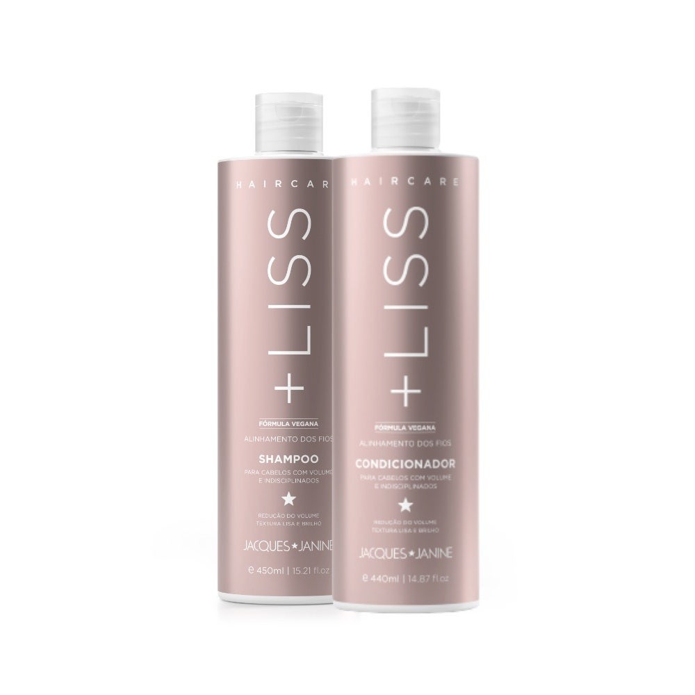 Kit Shampoo 450ml + Condicionador 440ml Jacques Janine Professionnel Hair Care Liss