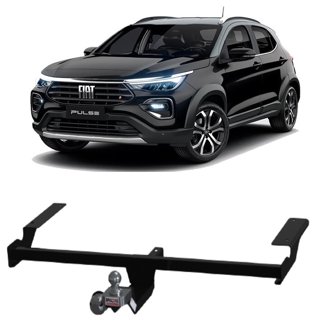 Engate Reboque Fixo Fiat Pulse Capacida Carga 500kg Aco Resistente  Inmetro   com tOP