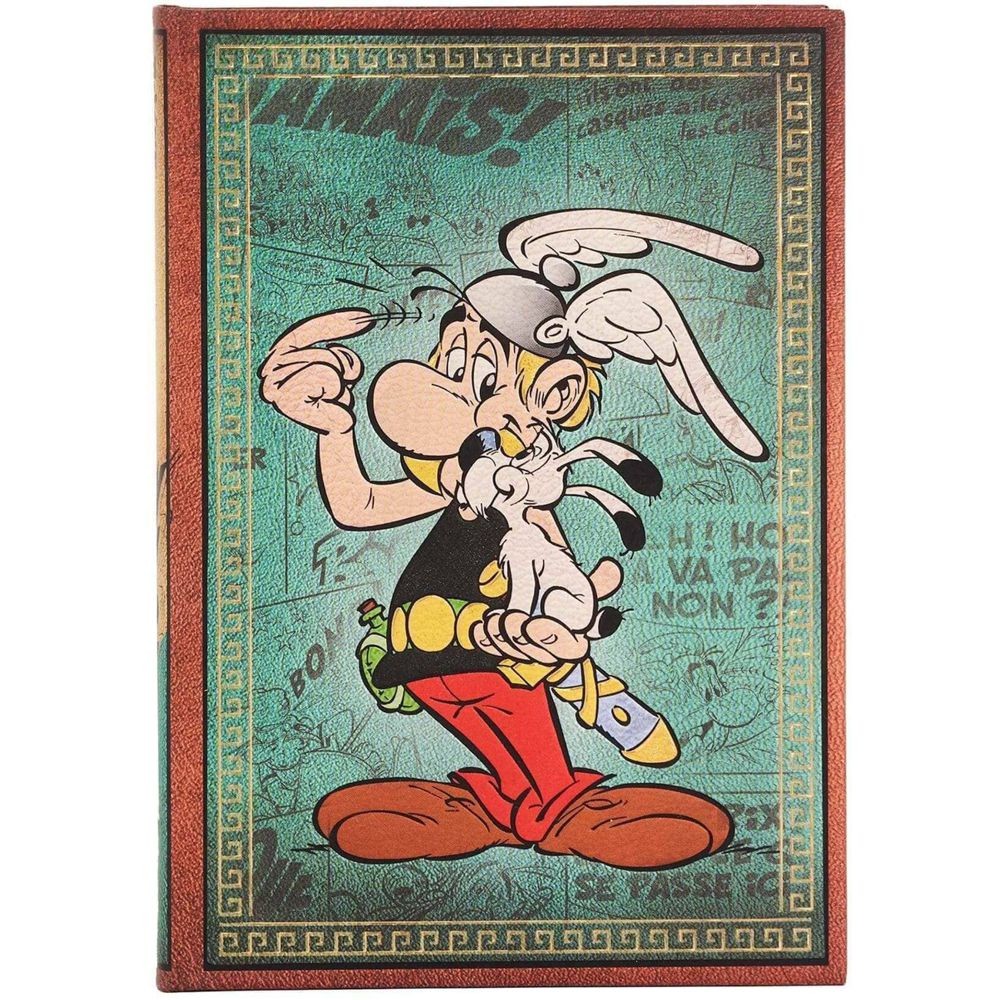 Caderno de Capa Dura Asterix The Gaul Midi PAPERBLANKS PB9699-3