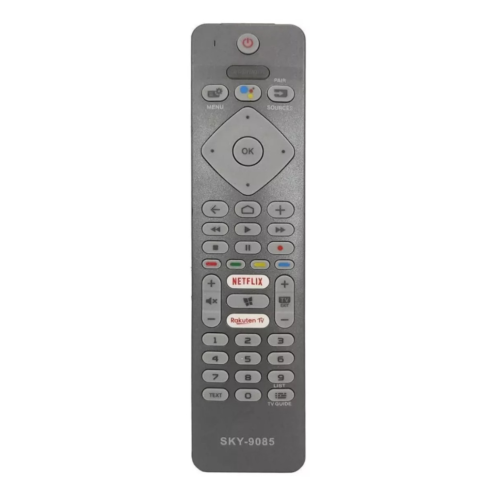 Controle Remoto Para Tv Philips Led 4k FBG 9085 LE 7720 SKAY 9085 50PUG6654 55PUG6654 58PUG6654