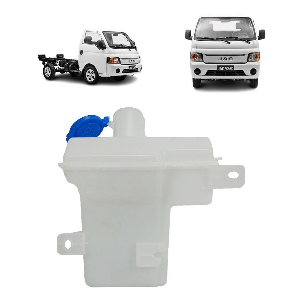 RESERVATORIO DE AGUA DO LIMPADOR DE PARABRISA JAC V260 2018 A 2022 (COM MOTOR) (COM TAMPA) ORIGINAL - 5207100W5000