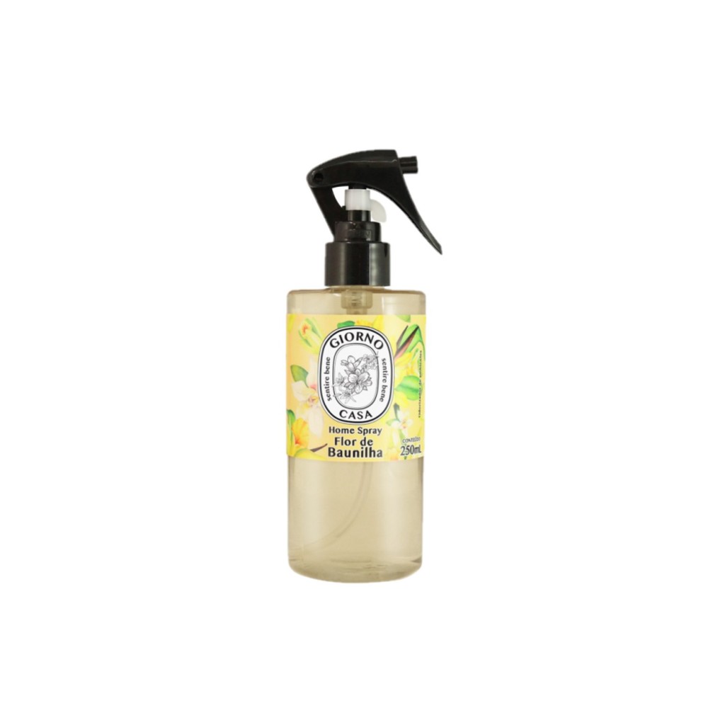 Giorno Casa Sentire Bene Flor de Baunilha - Home Spray 250ml em Oferta na Shopee