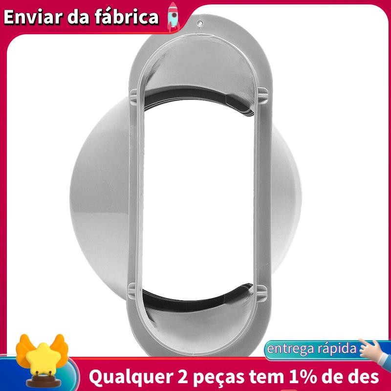 Conector De Interface De Mangueira De Tubo De Escape De Janela De Ar Condicionado Portátil De 15 Cm (Bocal Plano)