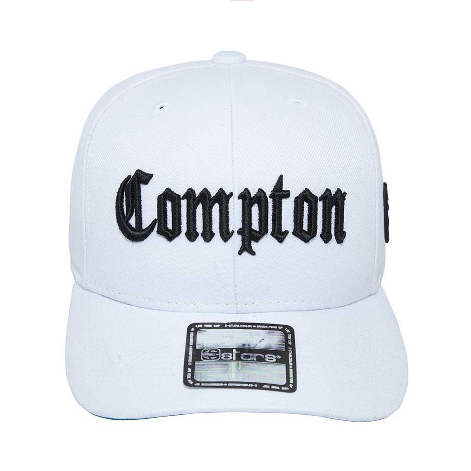 Boné E-STARS Compton Aba Curva Branco