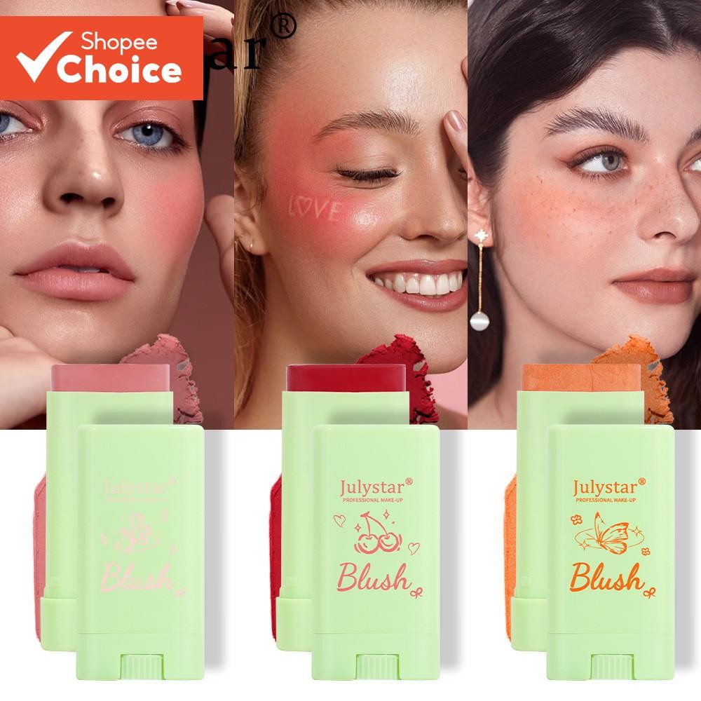 Julystar Maquiagem Transfronteiriça Facial Natural Matte Blush Creme Expansão Cor Destaque...