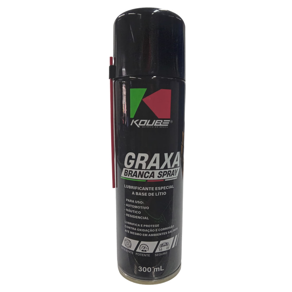 Graxa Branca Spray Koube 200g/300ml em Oferta na Shopee