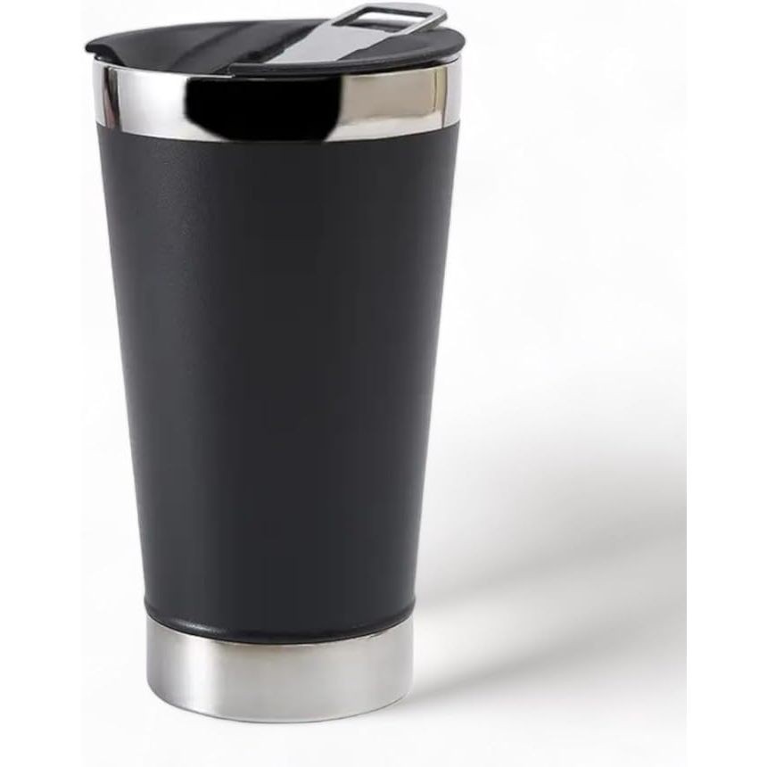 Copo Térmico 473ml Mantém Gelado por 4 Hrs, Abridor De Garrafa, Perfeito Para Cerveja / Refrigerante