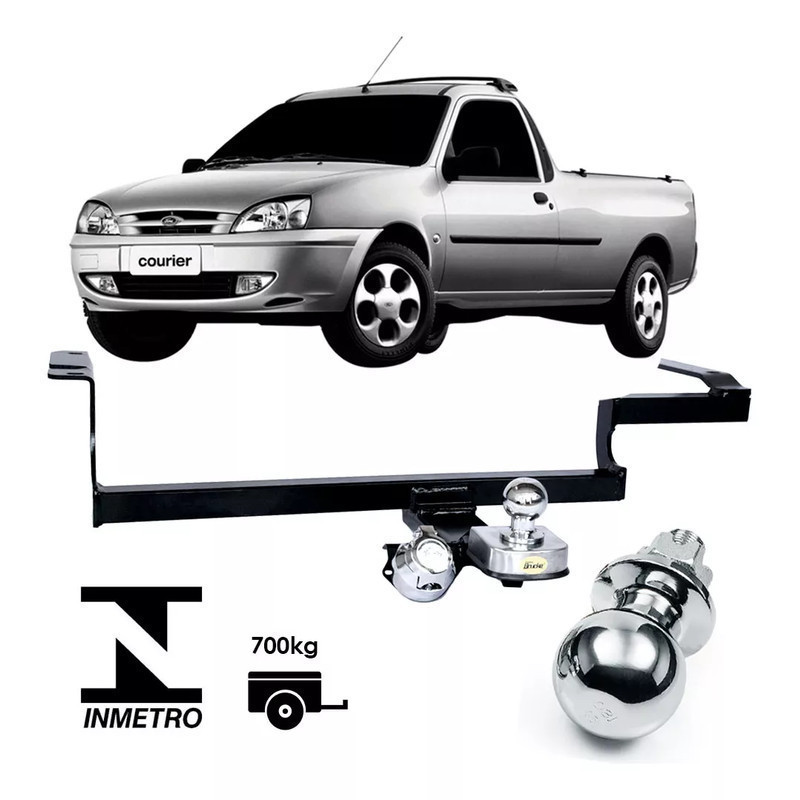 Engate Reboque Fix Ford Courier 1997 1998 1999 2000 2001 2002 2003 2004 2005 2006 2007 2008 2009 2010 2011 2012 2013 tOP