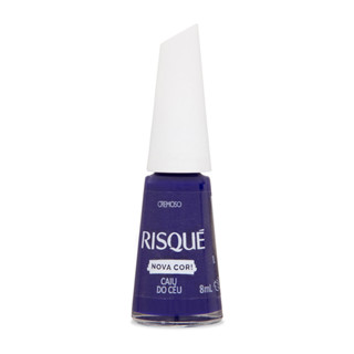 Esmalte Risqué Azul Cremoso Caiu do Céu 8ml em Oferta na Shopee