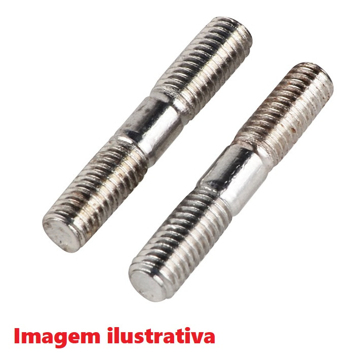 2x Parafuso Prisioneiro do Escapamento – Honda Titan / Fan / Bros 150 e 160