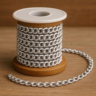 20M Corrente de Metal Premium Lixada para Alças de Bolsas Artesanato Acessórios Cintos Universal em Oferta na Shopee