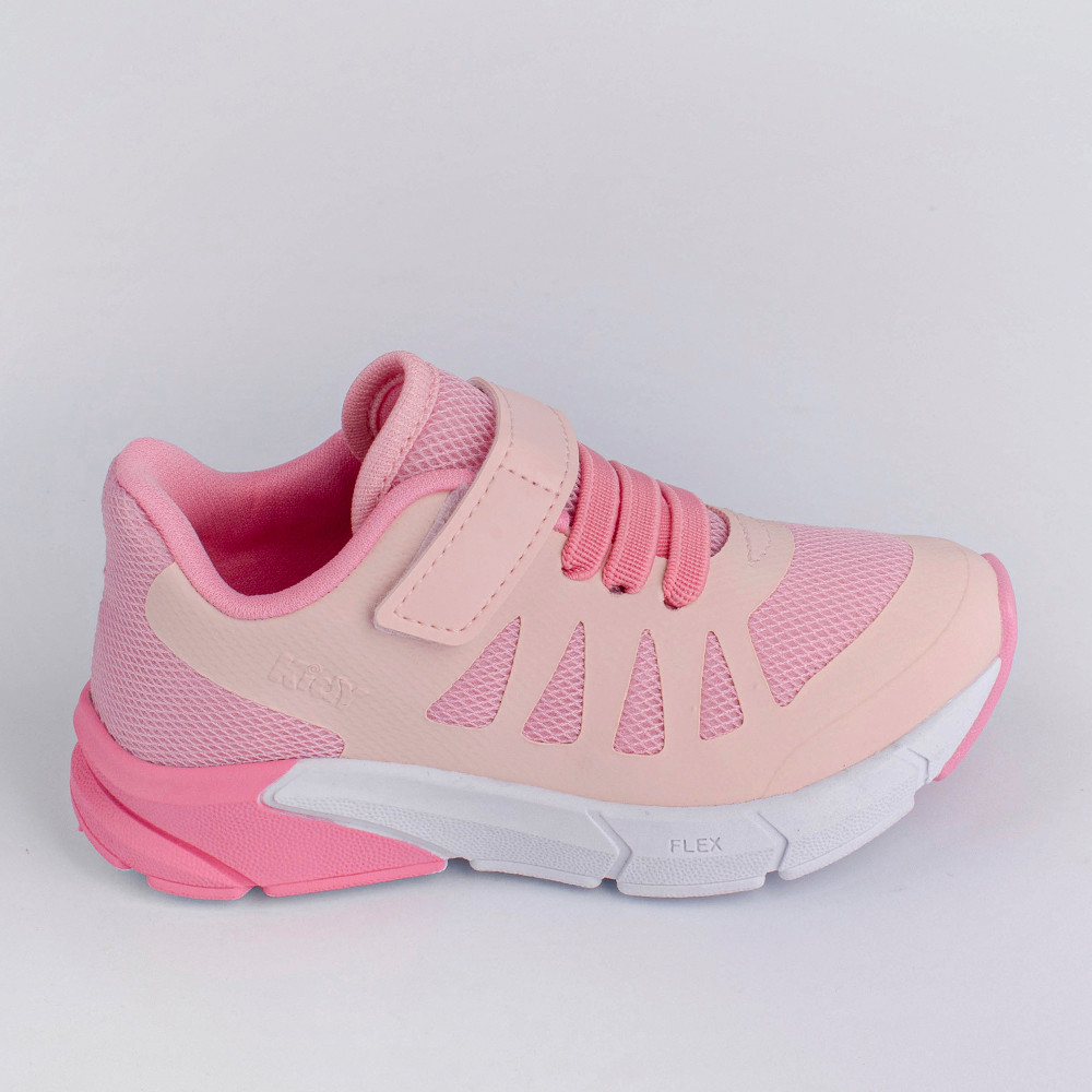 Tênis Infantil Menina Kidy Energy Baby Respitec Escolar Esportivo Casual Macio Confortável Blush